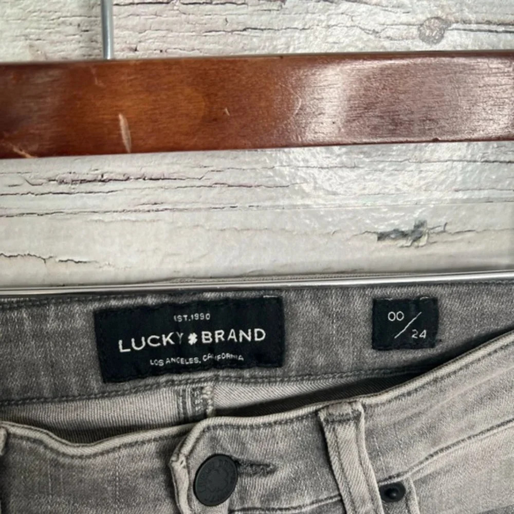 Lucky brand Ava skinny  gray size 24 jeans - Picture 4 of 9
